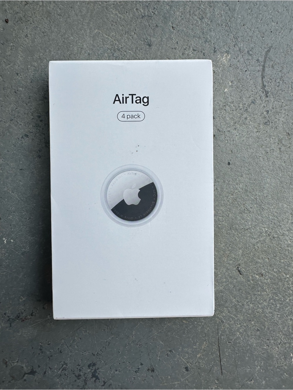 Apple AirTag 4 Pack MX542LL/A Bluetooth Item Tracker Finder NEW not opened A2187